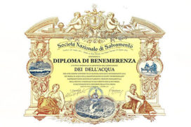 Diploma Associazione Dei dell'acqua